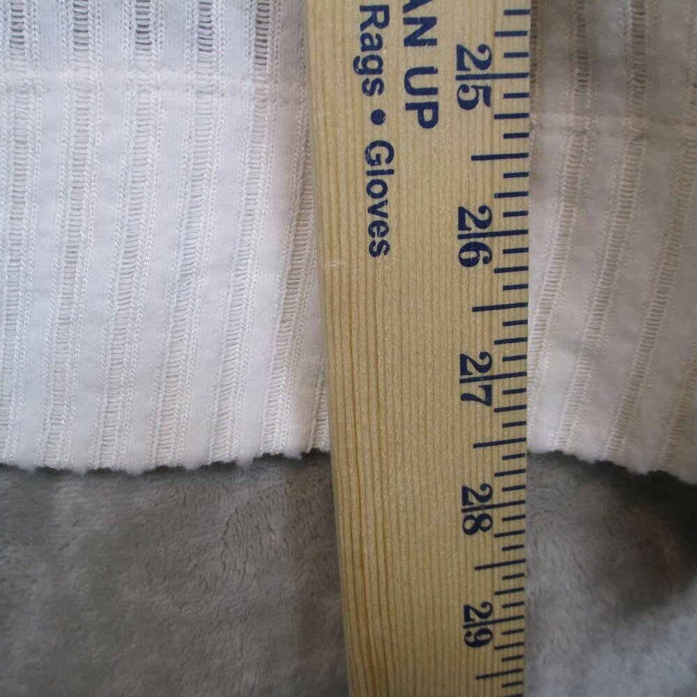 Maeve by Anthropologie Cream Ribbed Chunky Knit Sweater Cowl Neck Size Medium - Picture 11 of 11